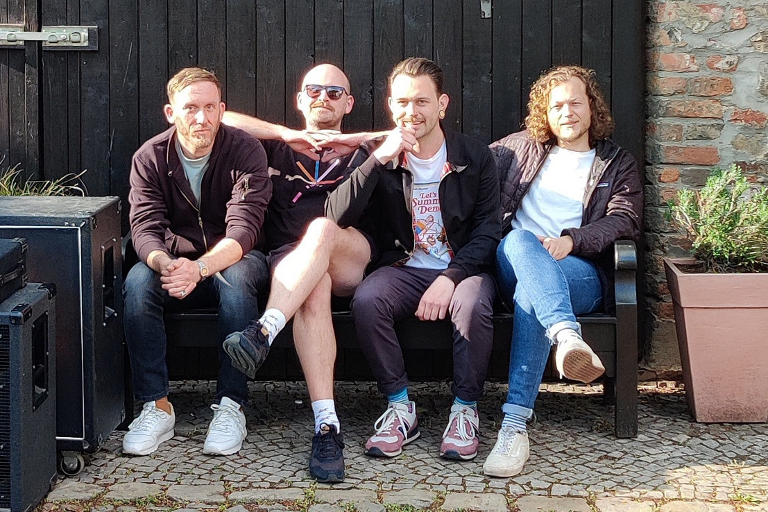 appe køppe Bandfoto mit Björn, Henner, Phil und Martin