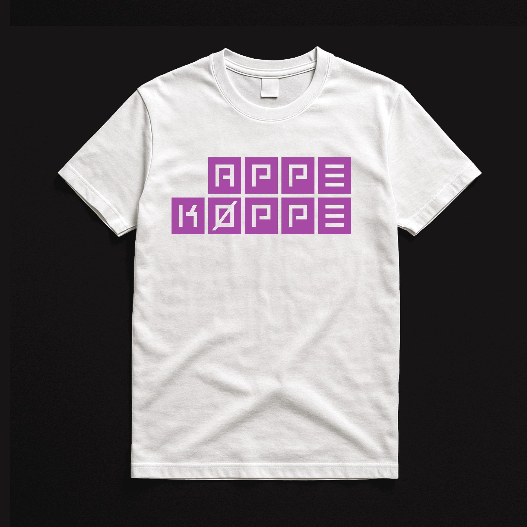 appe køppe T-Shirt weiß